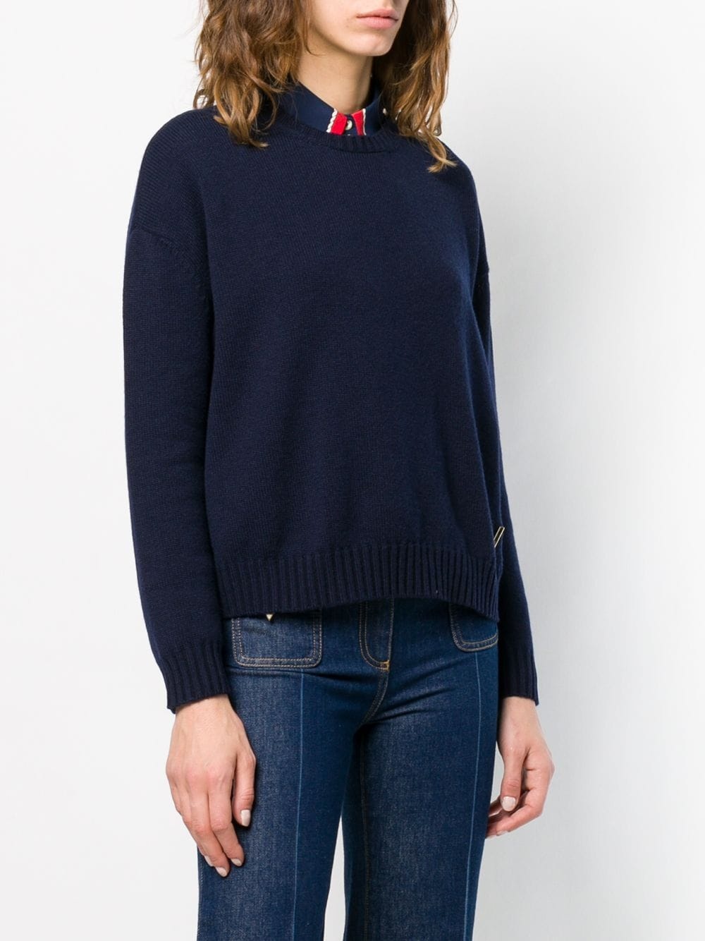 cashmere crew neck sweater - 3