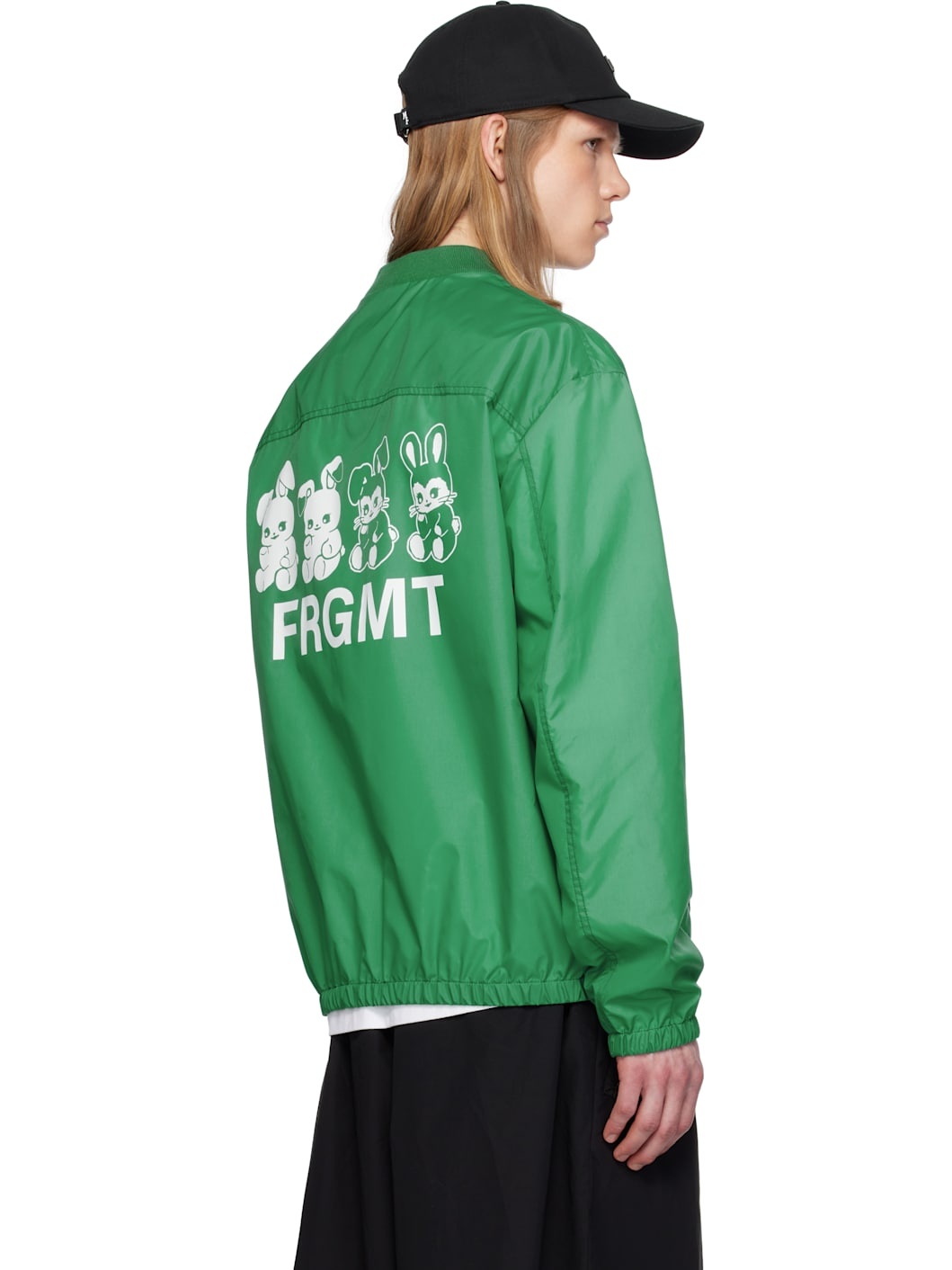 7 Moncler FRGMT Hiroshi Fujiwara Green Ostria Bomber Jacket - 3