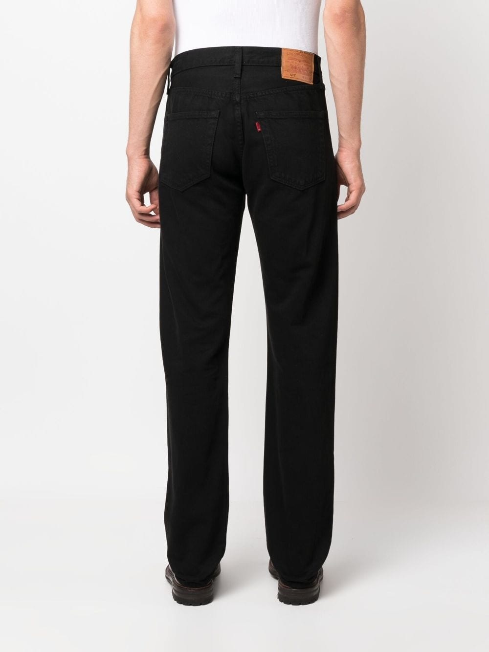 mid-rise straight-leg jeans - 4