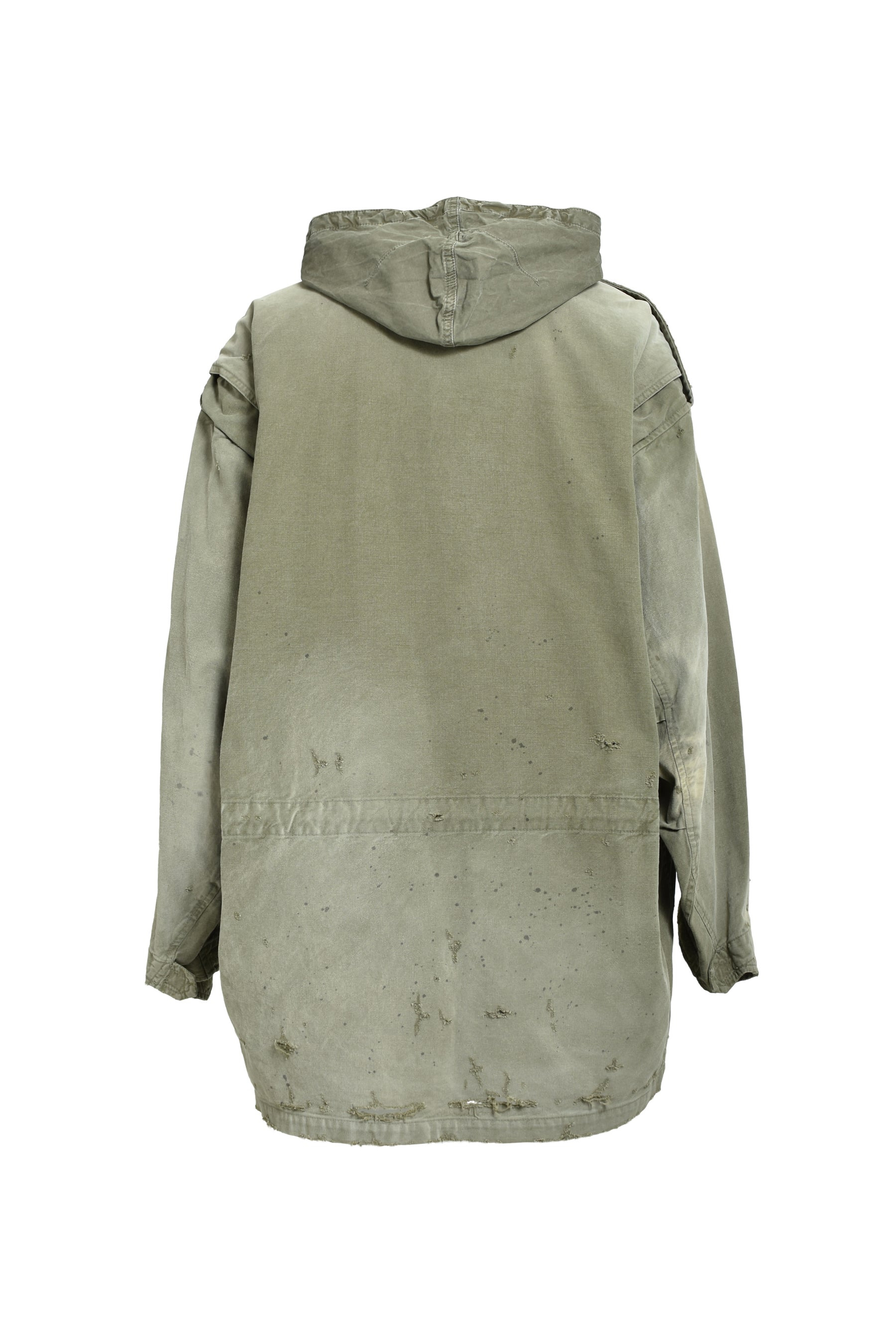DISTRESSED M-65 JACKET / KHA - 6