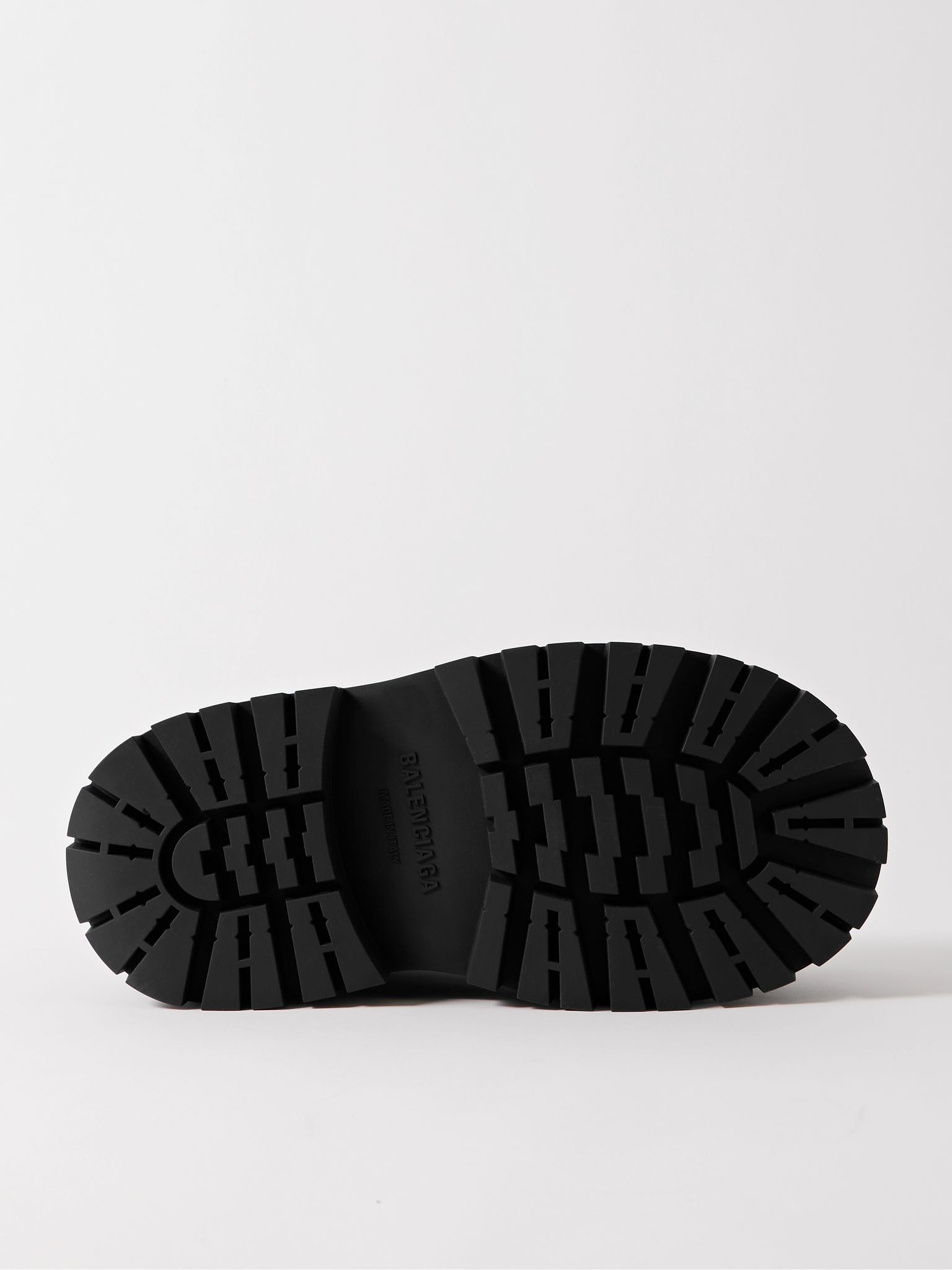 Giant Logo-Embellished Leather Boots Black - 3