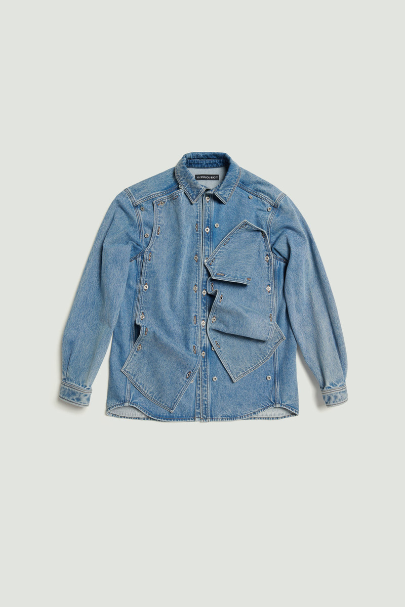 Snap Off Denim Shirt 1