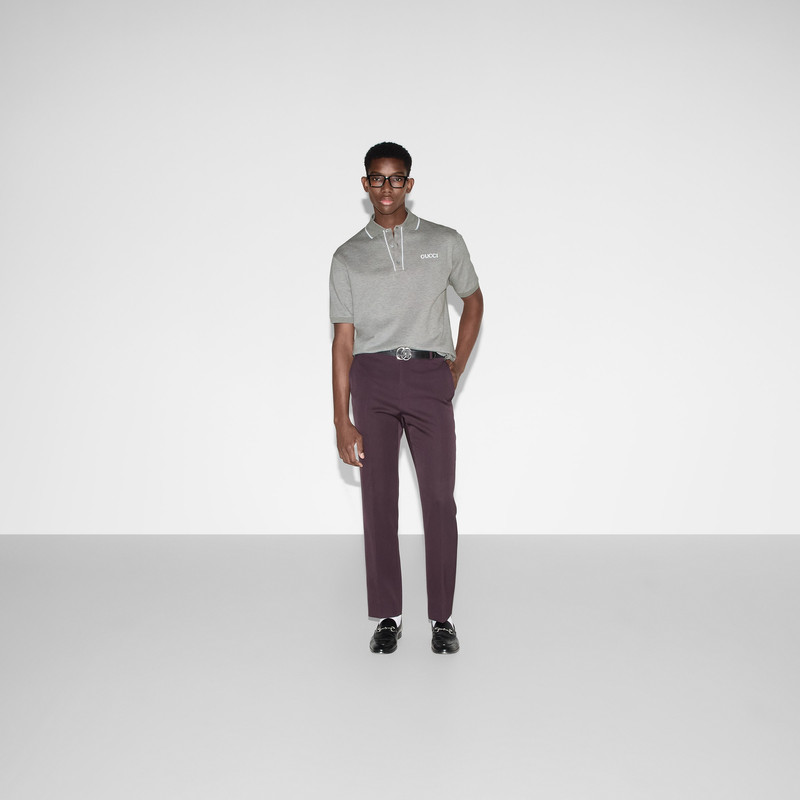 GUCCI Cotton piquet polo shirt outlook