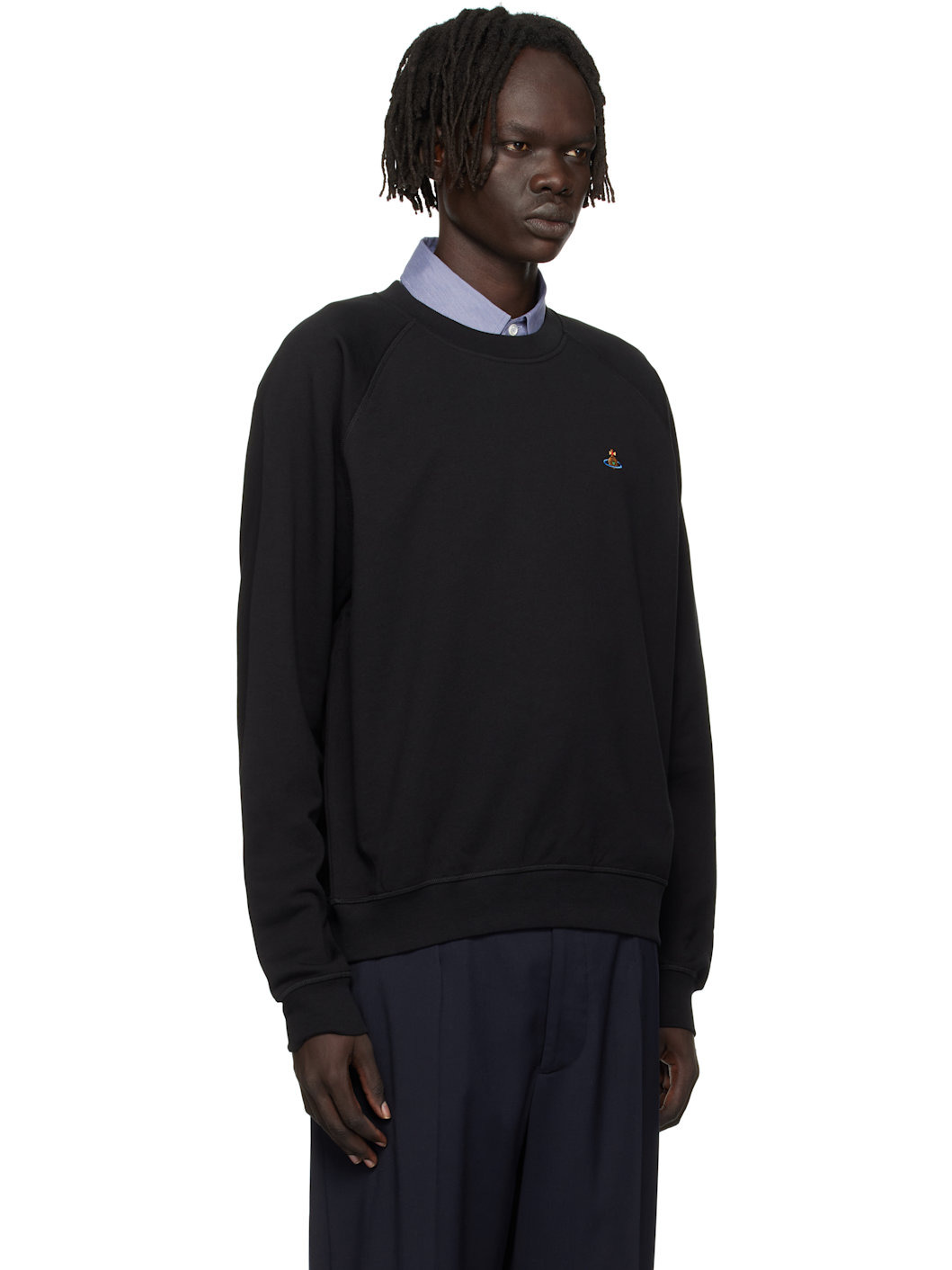 Black Raglan Sweatshirt - 2
