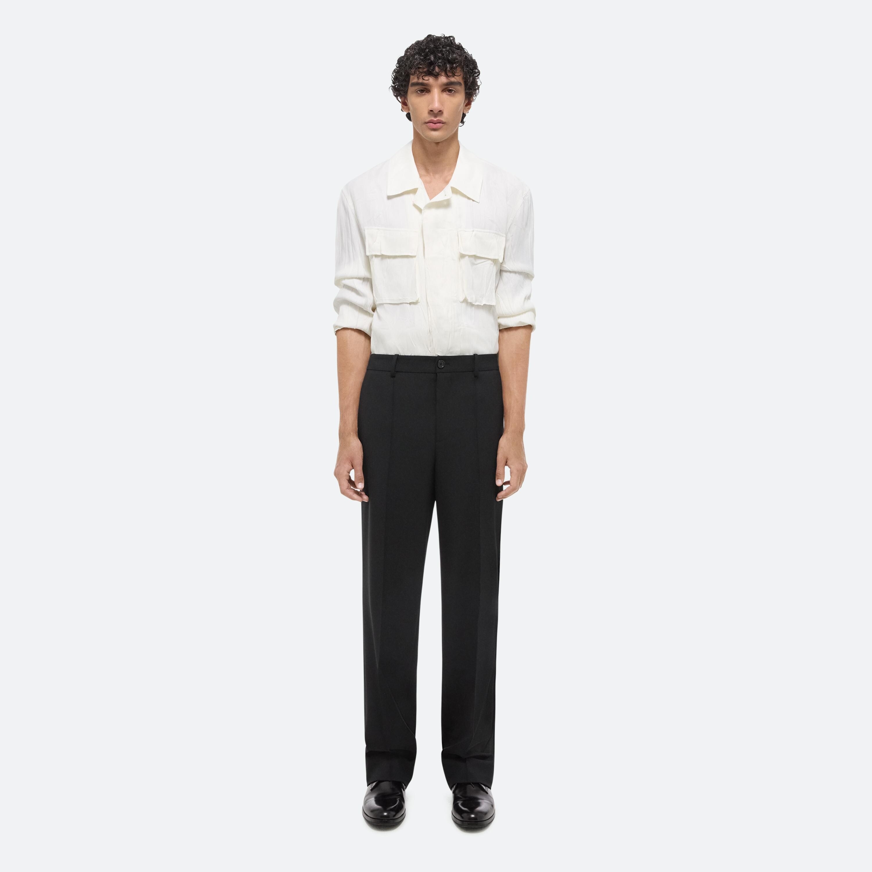 RELAXED TROPICAL WOOL TROUSER - 3
