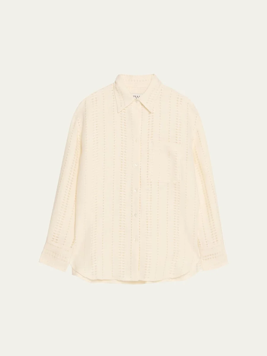 Big Joe Linen Button-Front Shirt - 1