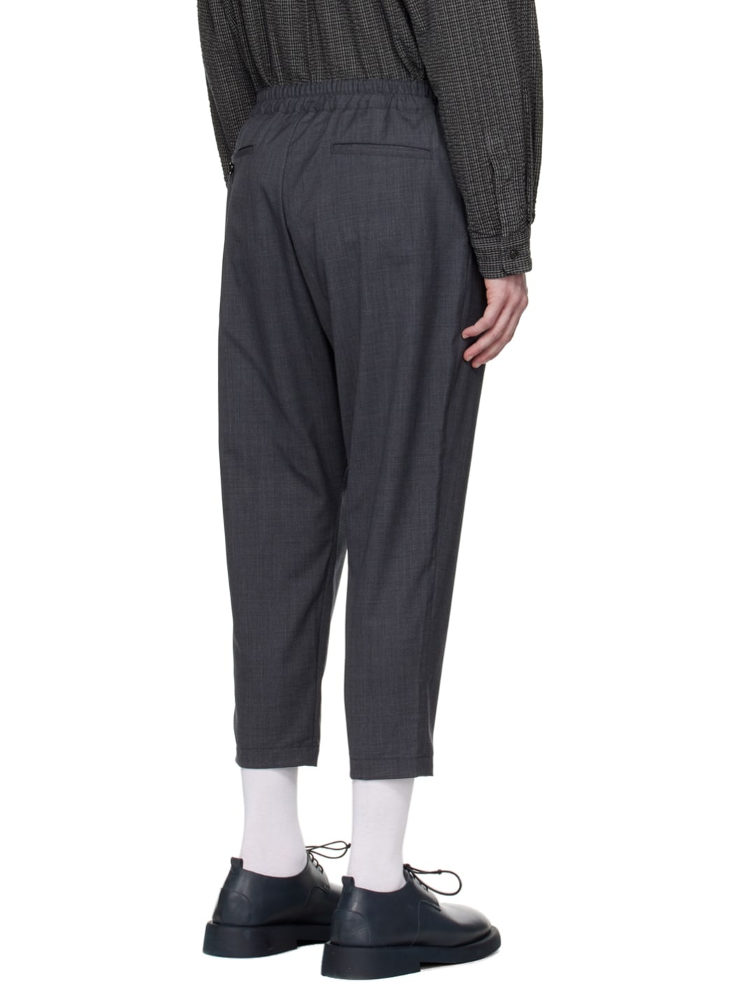 Gray Easy Trousers - 3