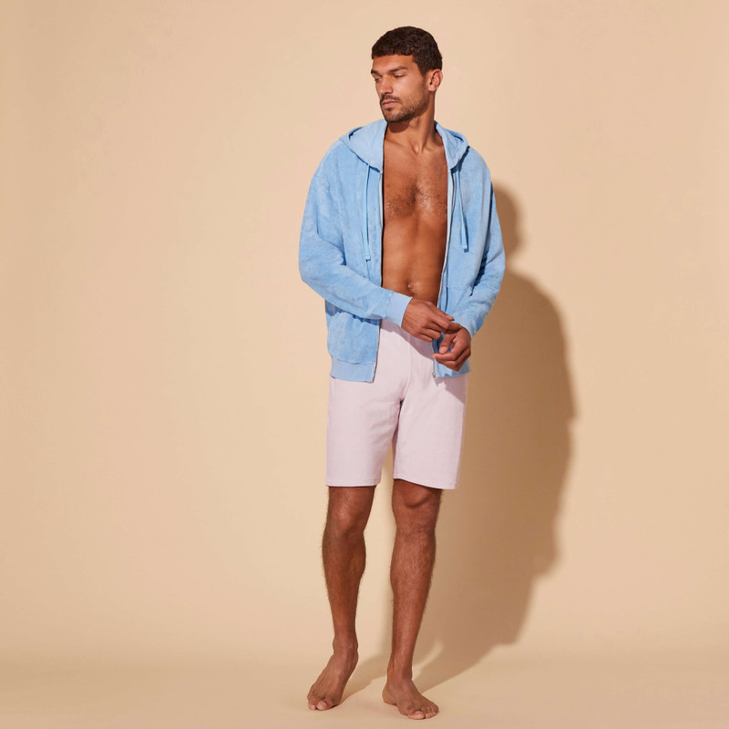 Unisex Terry Bermuda Shorts Solid 6