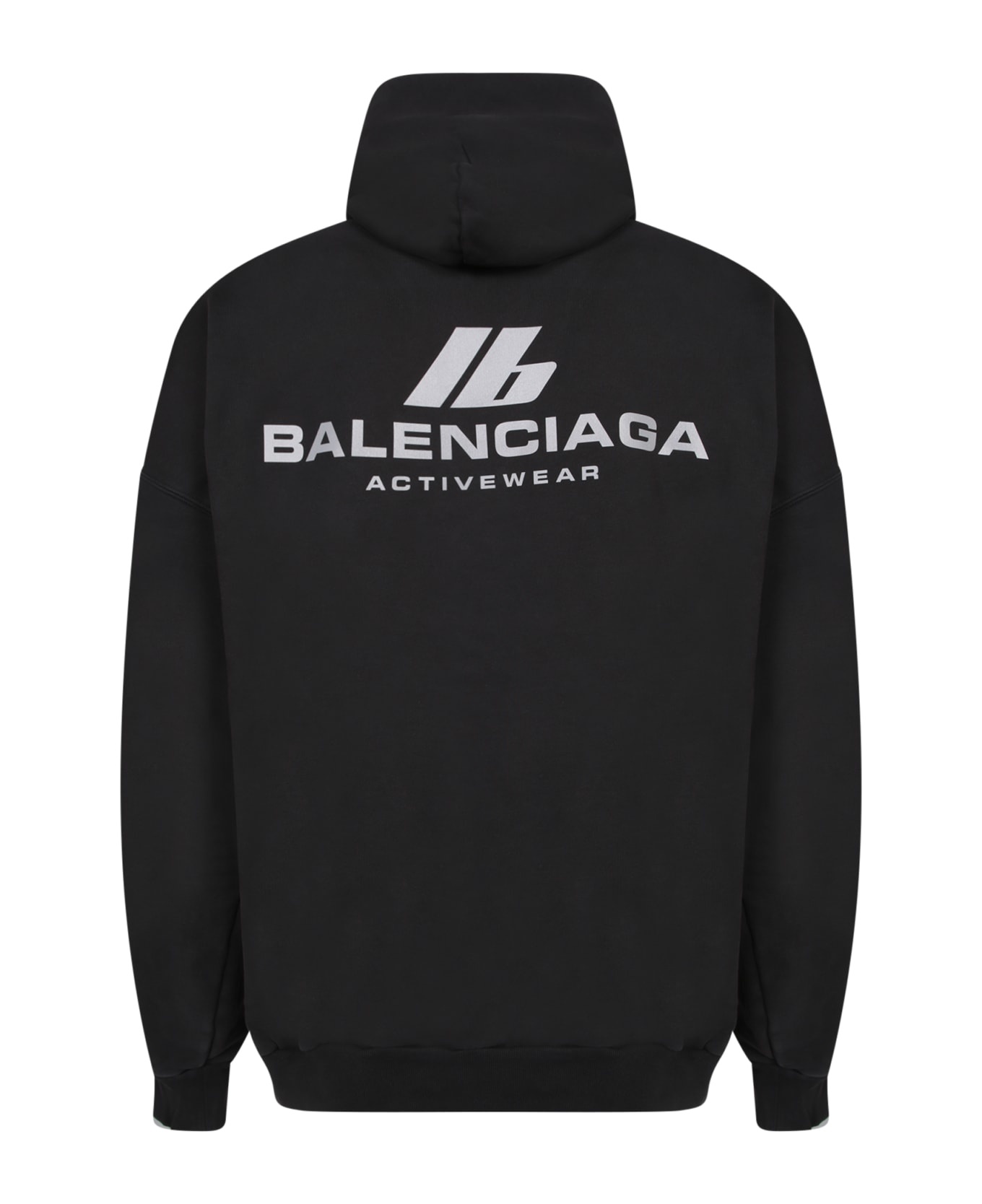 BALENCIAGA Black Cotton Oversize Sweatshirt | italist