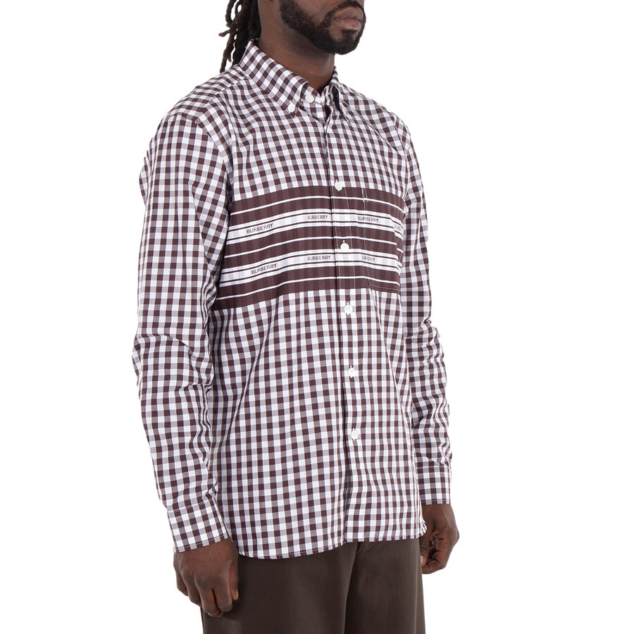 Burberry Cannelton Long-Sleeve Check Cotton Poplin Shirt - 4