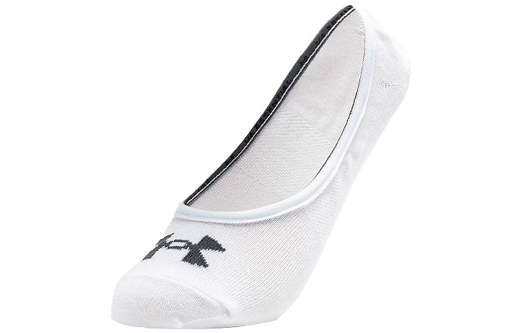 Under Armour Essential Lolo Liner Socks (3 Pack) 'White' 1361148-100 - 3