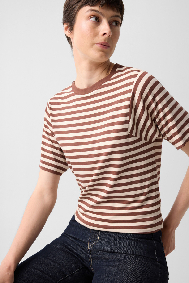 T-shirt Raya in Brown/sand 5