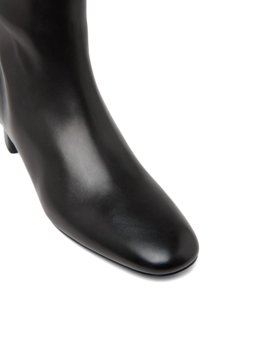leather zip-fastening boots - 4