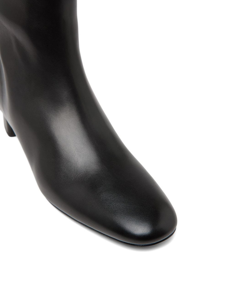 leather zip-fastening boots 4
