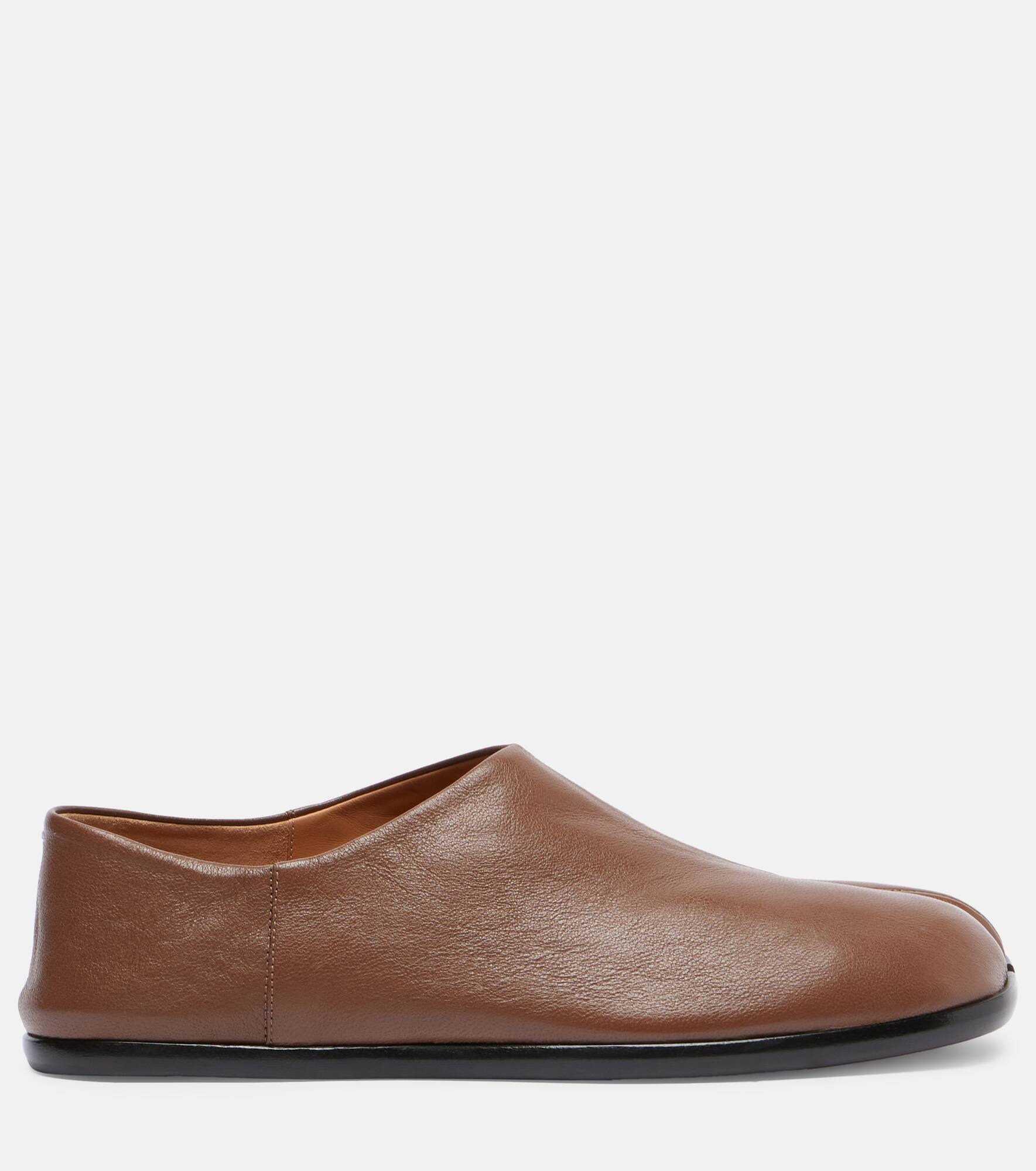 Tabi Babouche leather slip-on shoes - 4