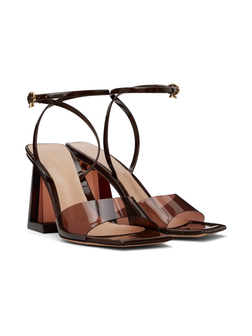 Brown Cosmic 85 Heeled Sandals - 4