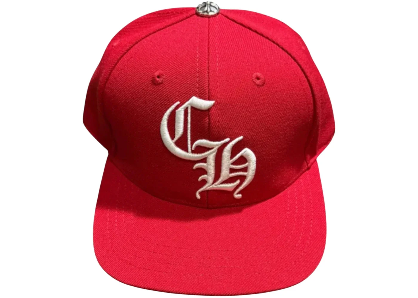 Chrome Hearts Essentials LA Exclusive Baseball Wool Cap Red - 1