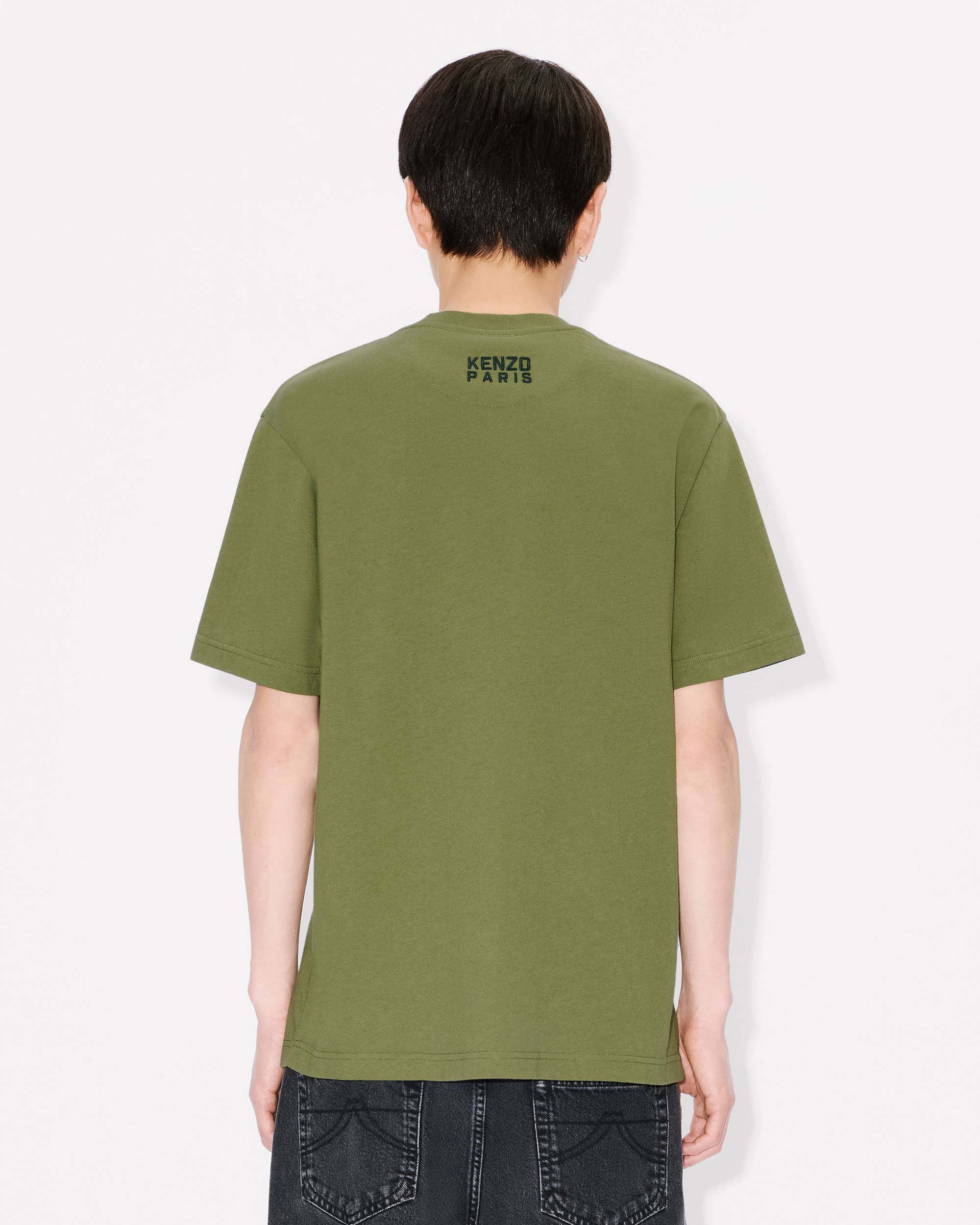 'KENZO Happy Tiger' embroidered T-shirt in cotton - 4
