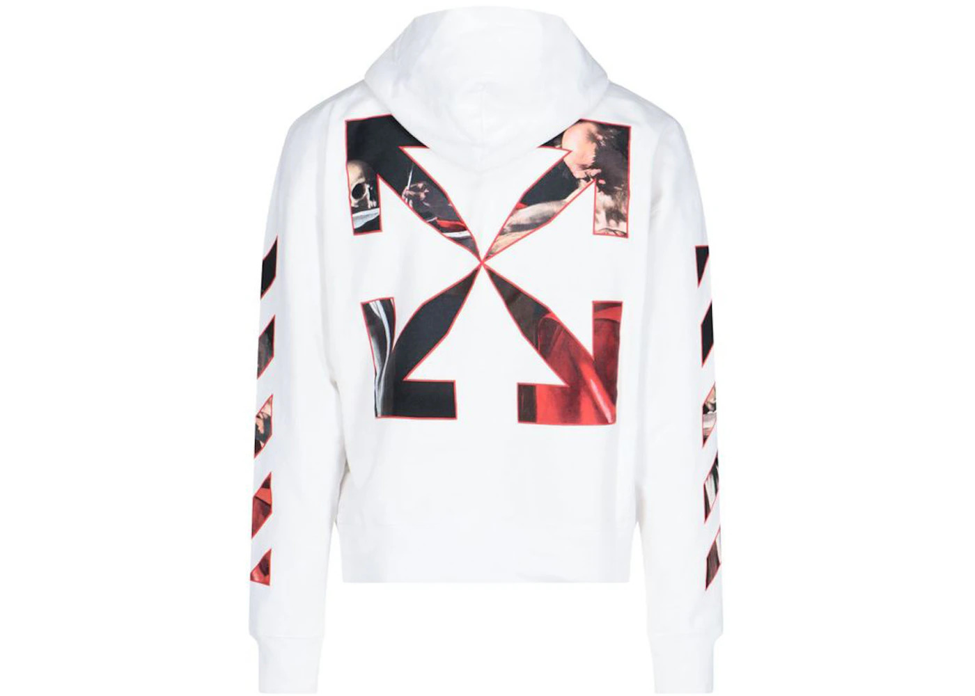 OFF-WHITE Caravaggio Saint Jerome Writing Hoodie White - 2