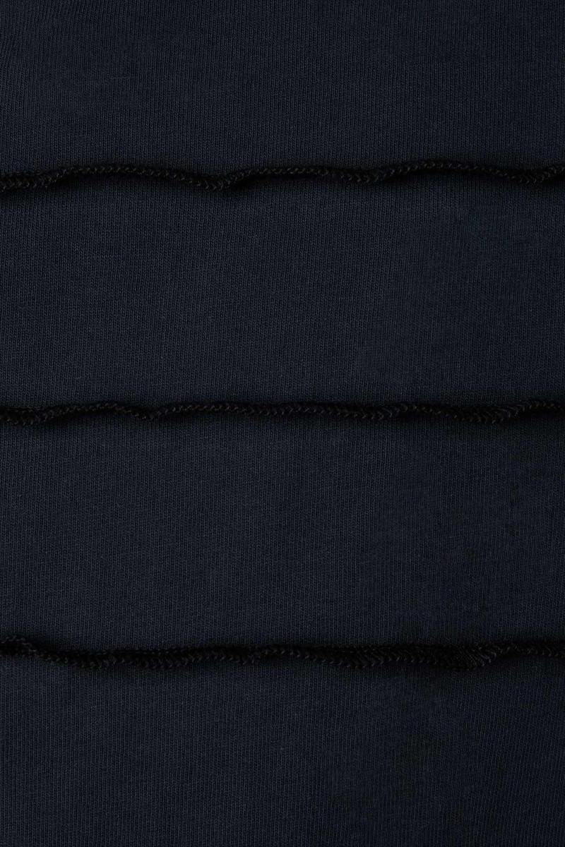 OVER T-SHIRT W/ CUTS / dark blue 6