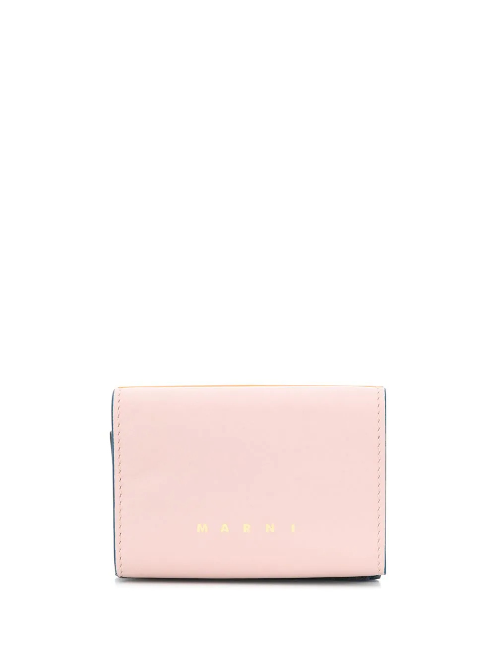 logo print colourblock wallet - 1