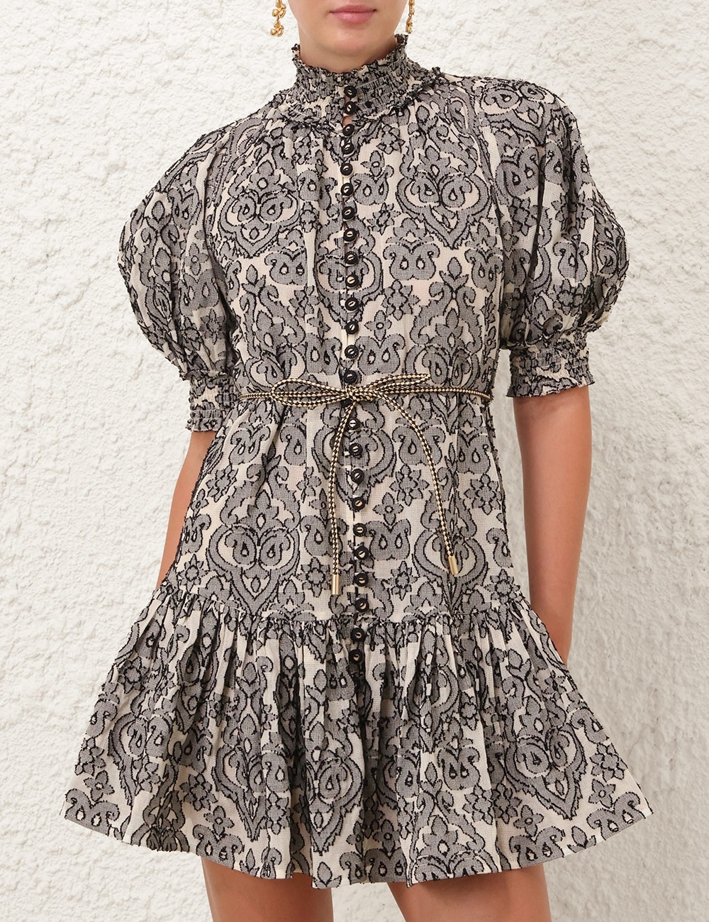 WYLIE LANTERN MINI DRESS - 2