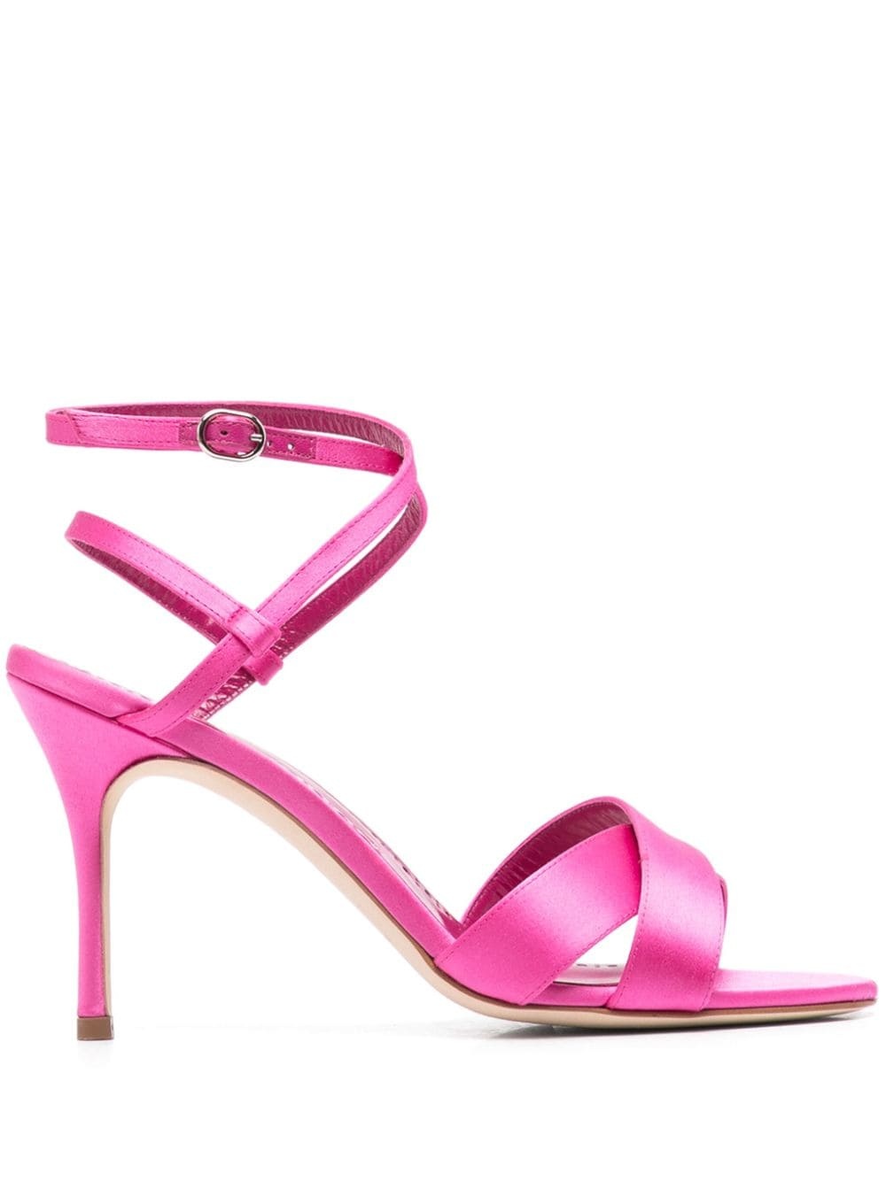 95mm satin sandals - 1