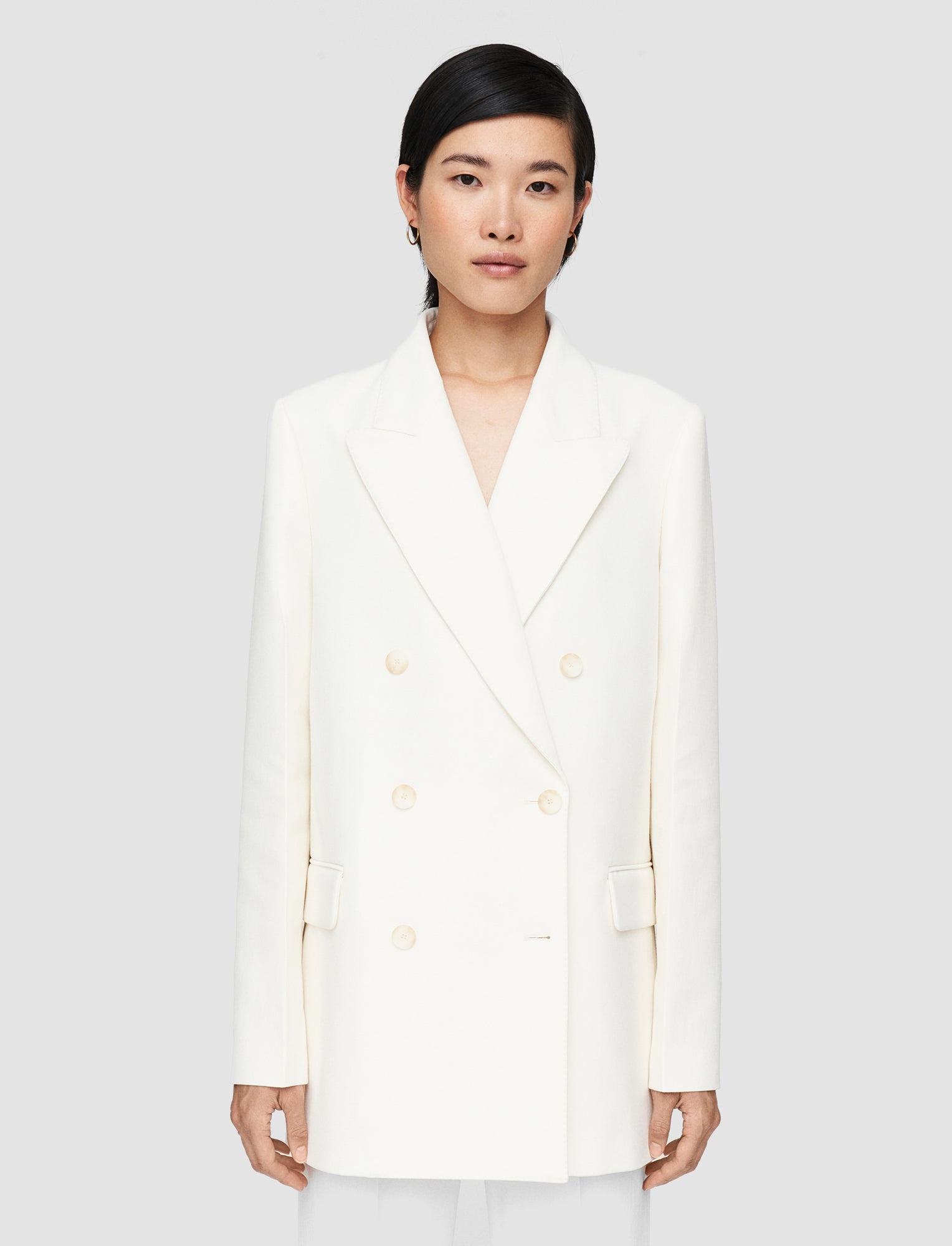 Wool Viscose Faille Chapone Jacket - 3