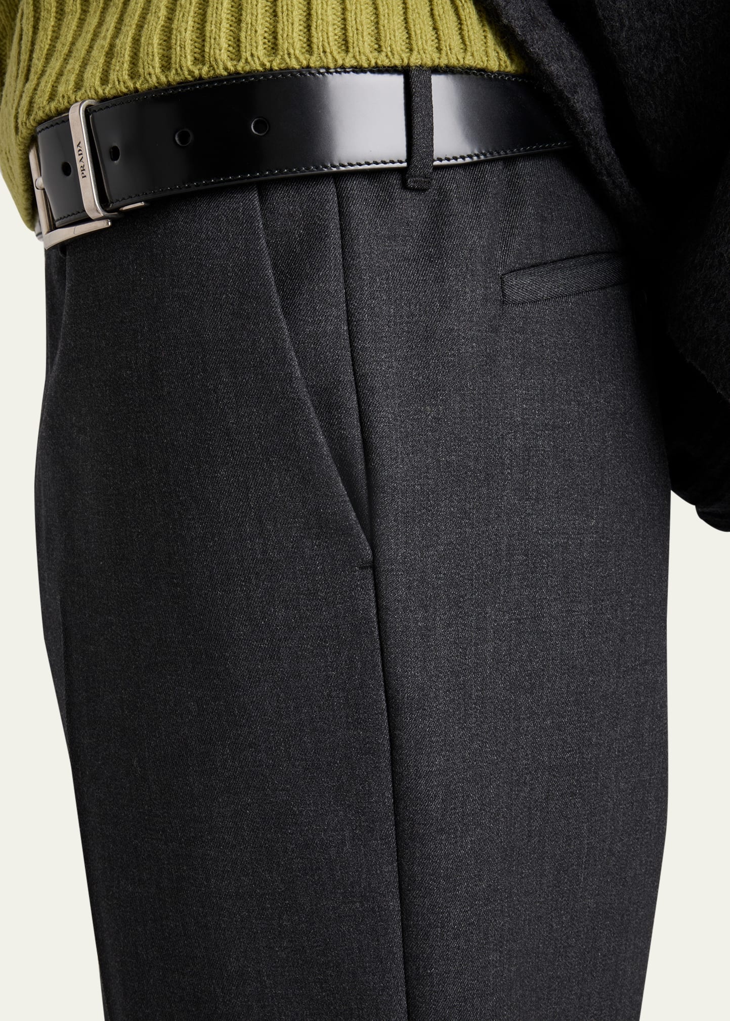 Men's Wool Gabardine Pants - 4