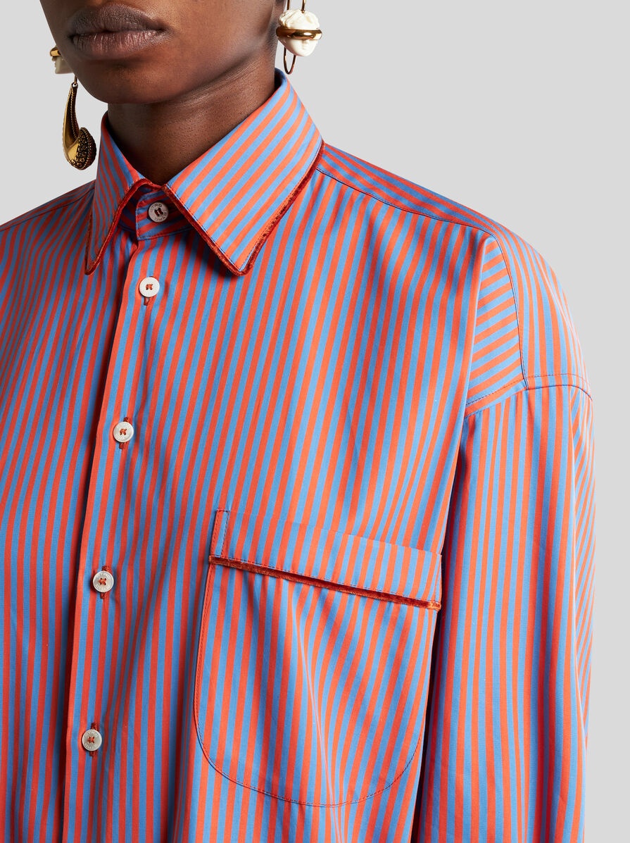 STRIPED COTTON SHIRT - 4