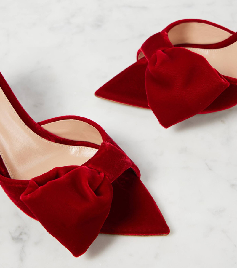 85 활 detail 벨벳 mules 5
