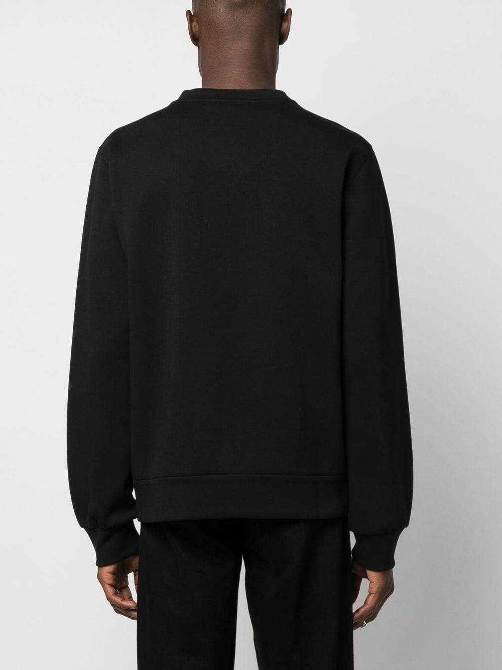 motif-embroidered jersey sweatshirt - 4