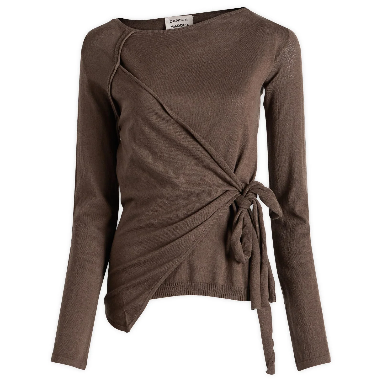 Damson Madder Hannie Sheer Tie Jumper - 1