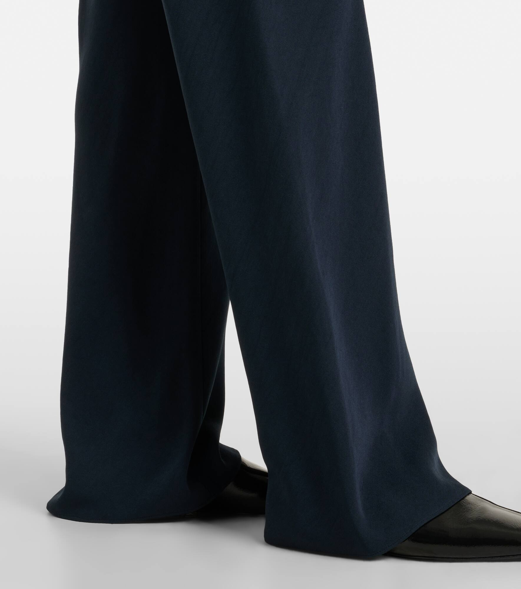 High-rise crêpe pants - 5