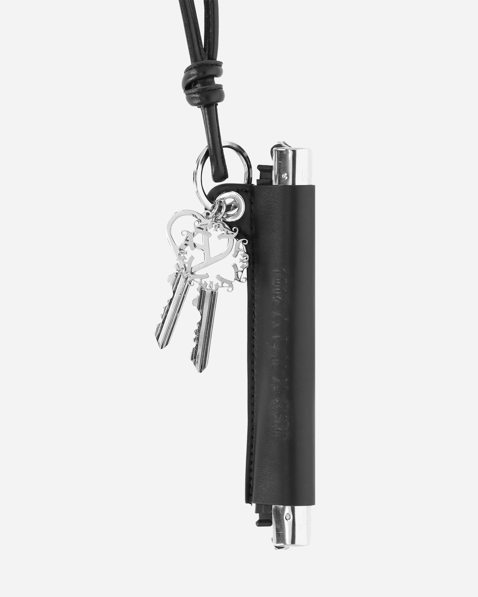 Leather Keychain Black - 5