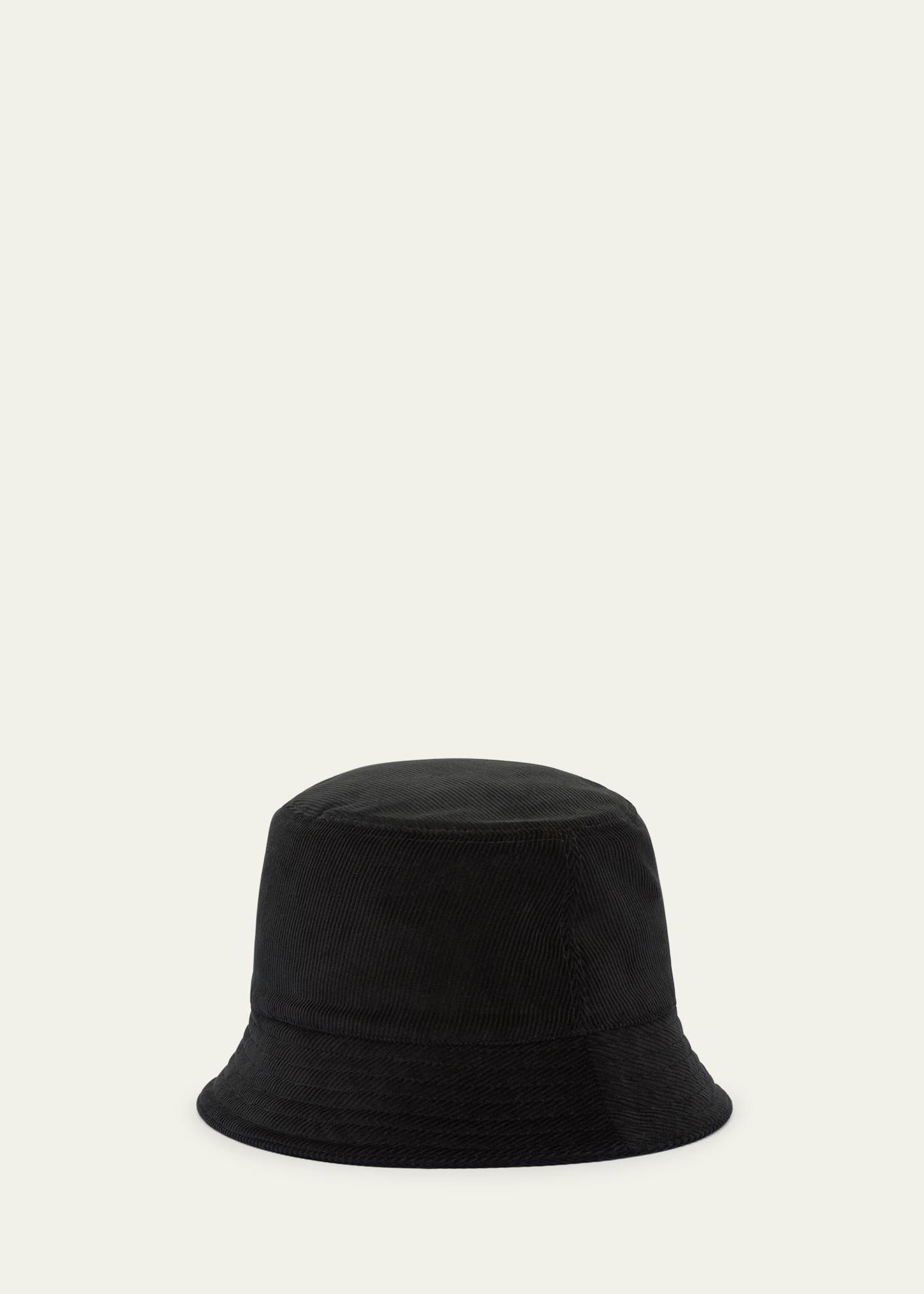 Men's Triangle Logo Corduroy Bucket Hat - 2