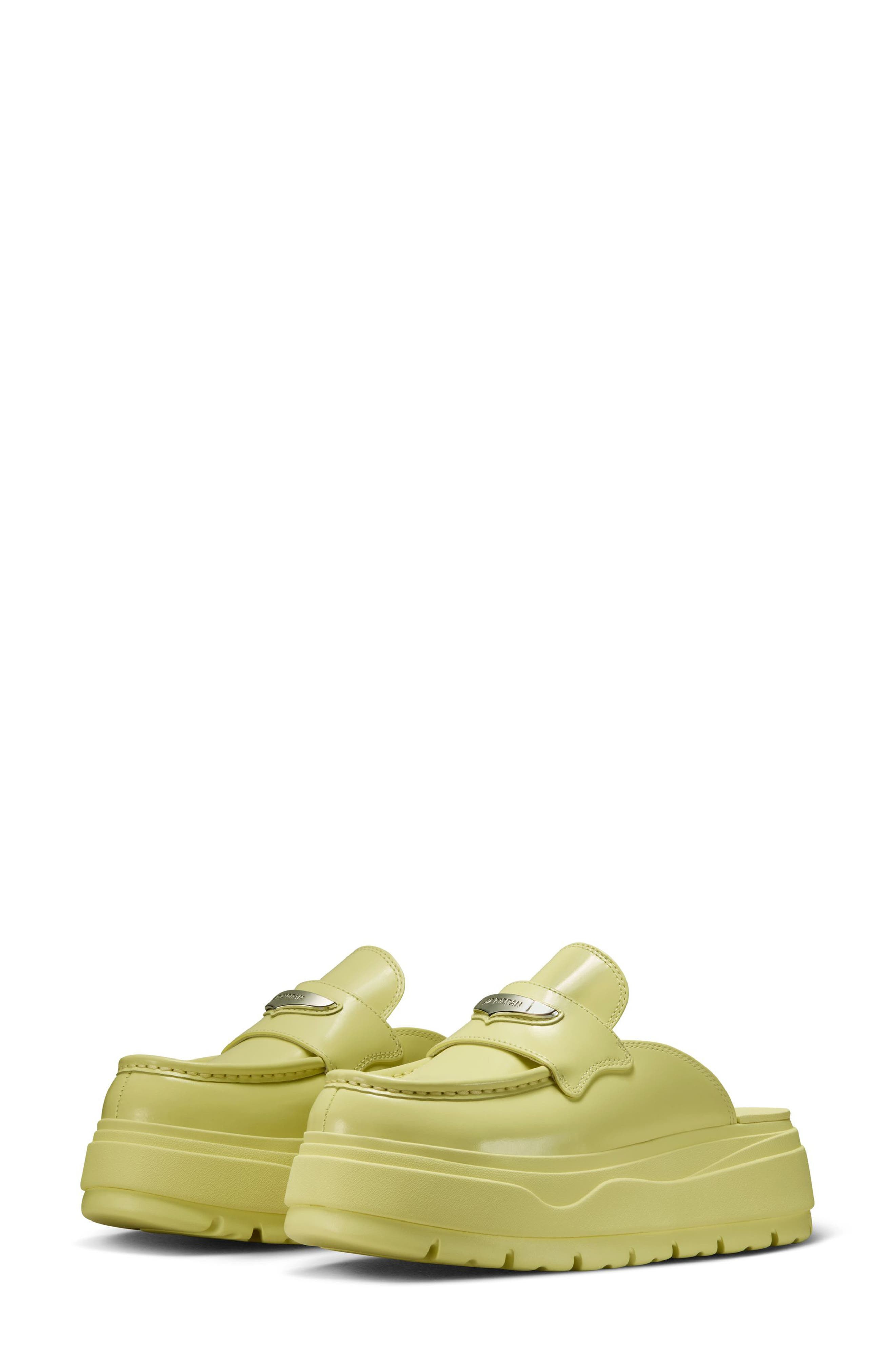 Air Jordan Loafer Mule in Luminous Green/Silver at Nordstrom - 2