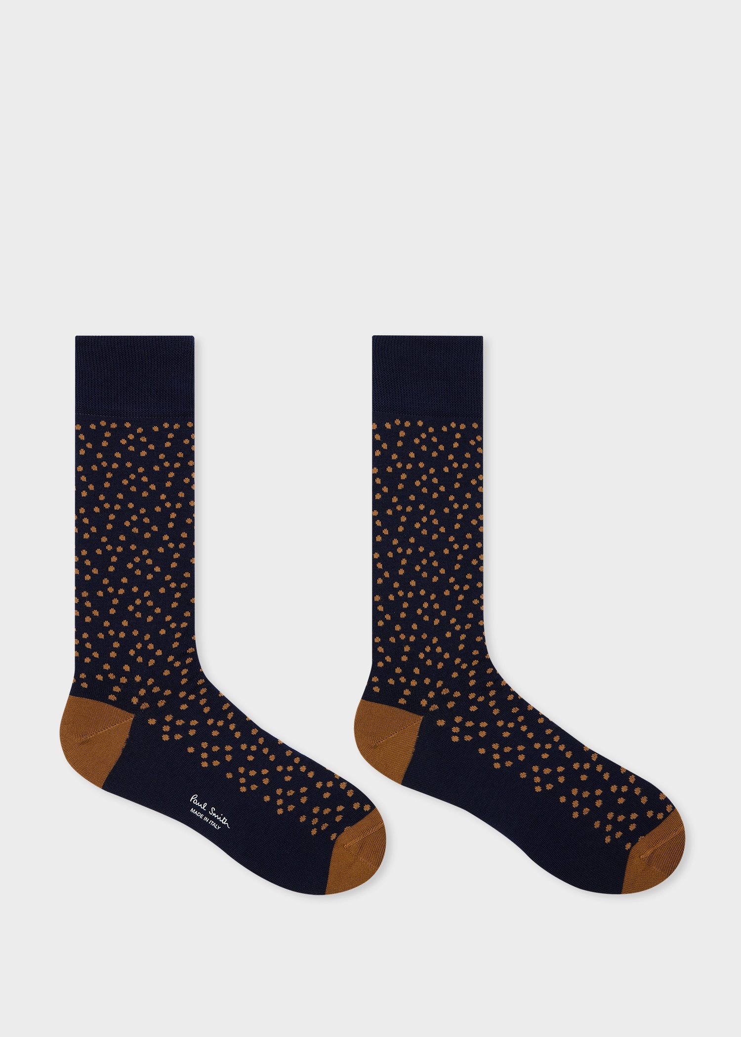 Navy Polka Dot Socks - 2