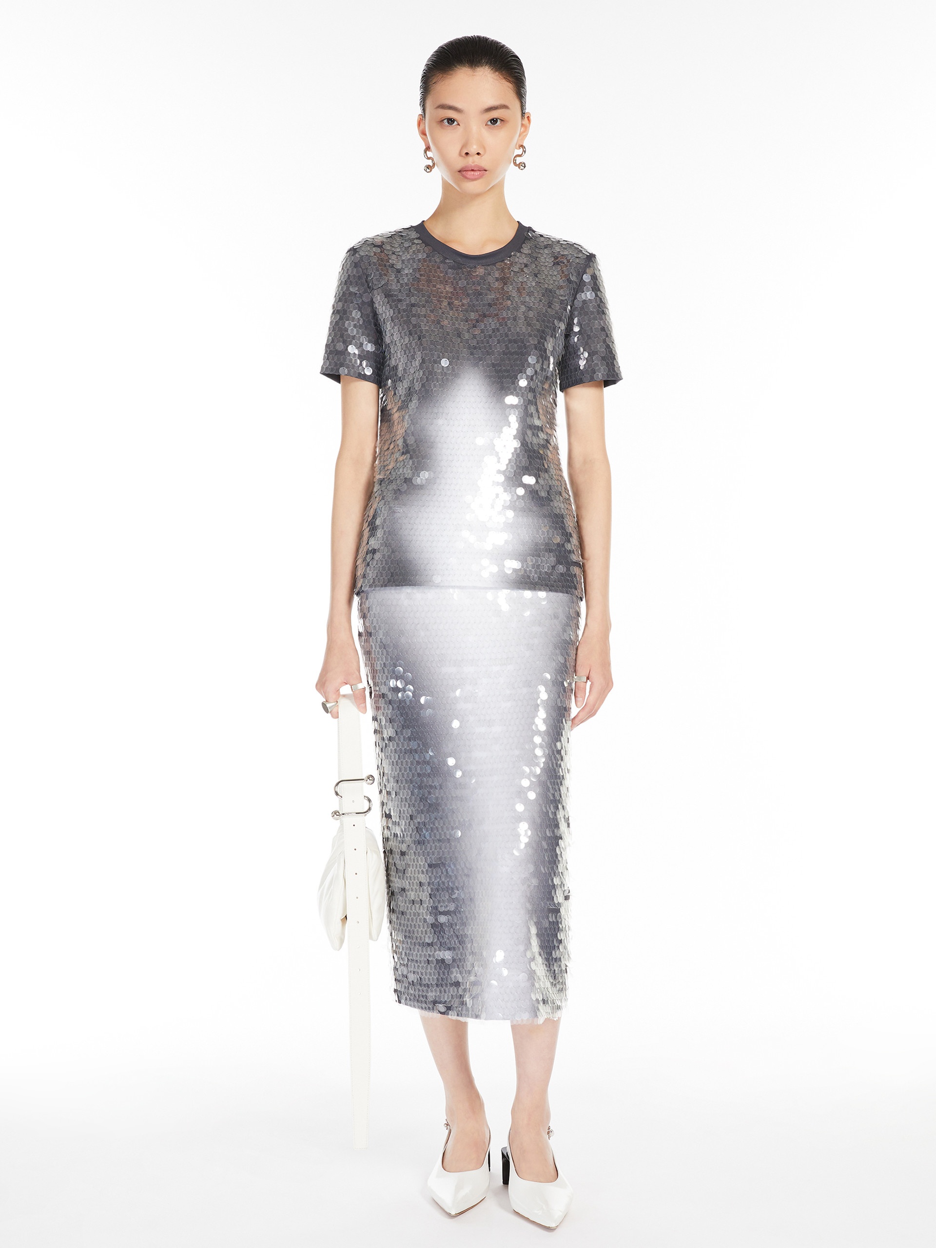 KIBBUTZ Sequinned T-shirt - 2
