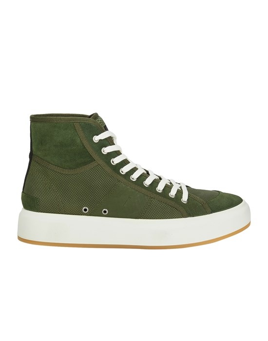 S0440 LEATHER SHOES OLIVE GREEN - 1