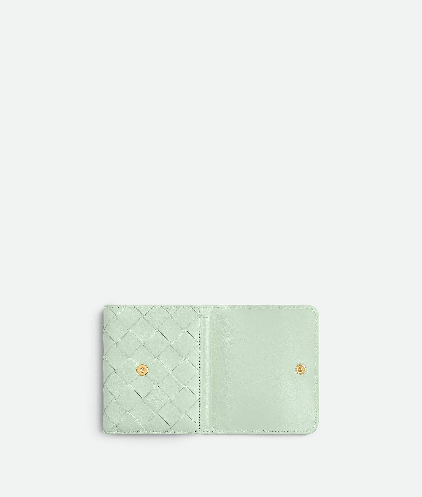 Intrecciato  Tri-Fold Wallet With Origami Coin Purse - 4