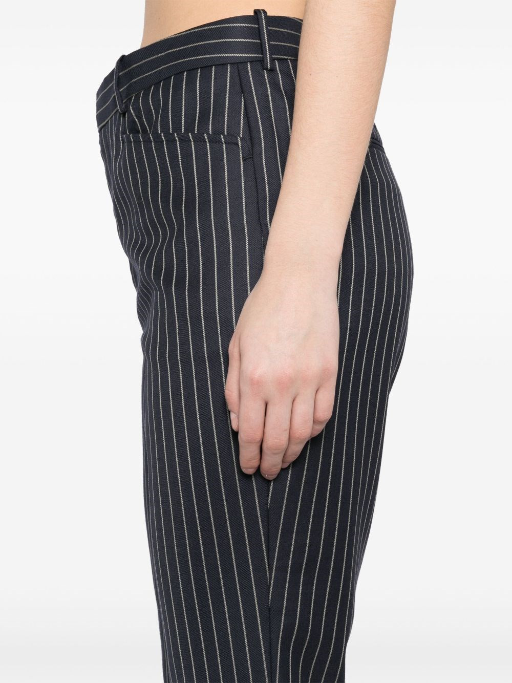 Wool striped trousers - 2