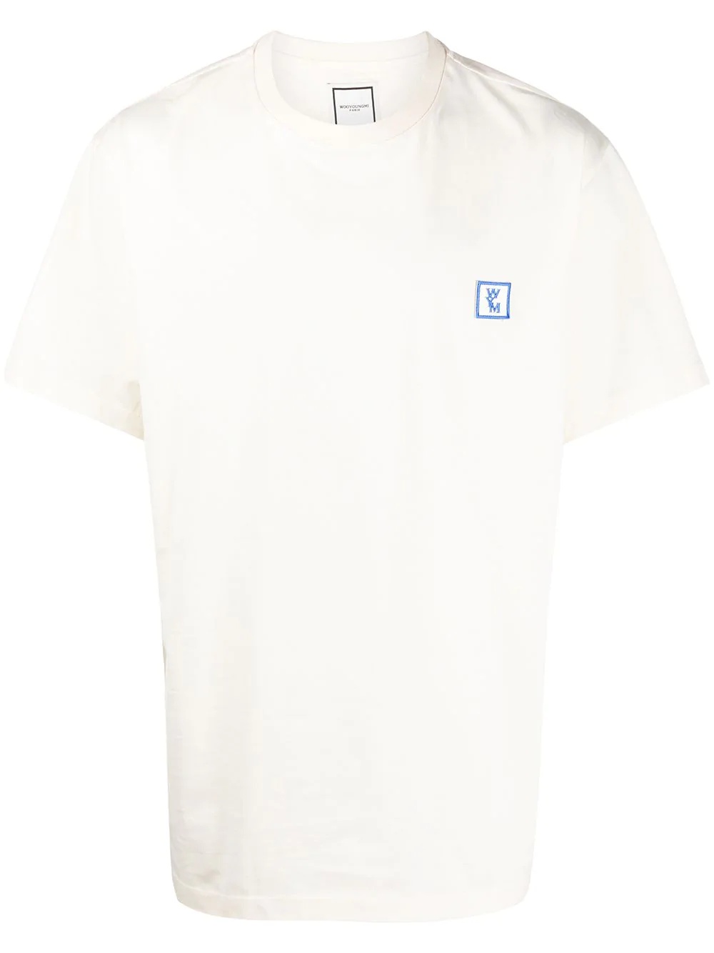 embroidered logo T-shirt - 1