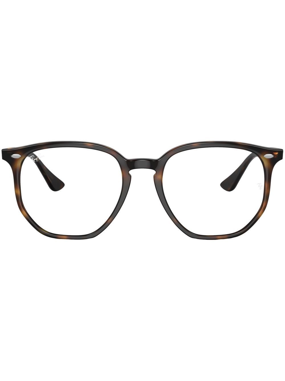 round-frame tortoiseshell glasses - 1