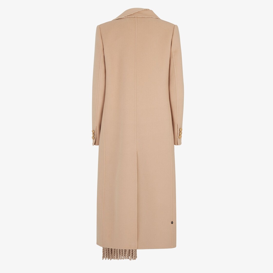 Beige wool coat 2