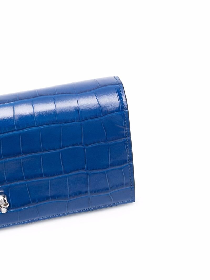 Skull croc-effect crossbody bag - 5