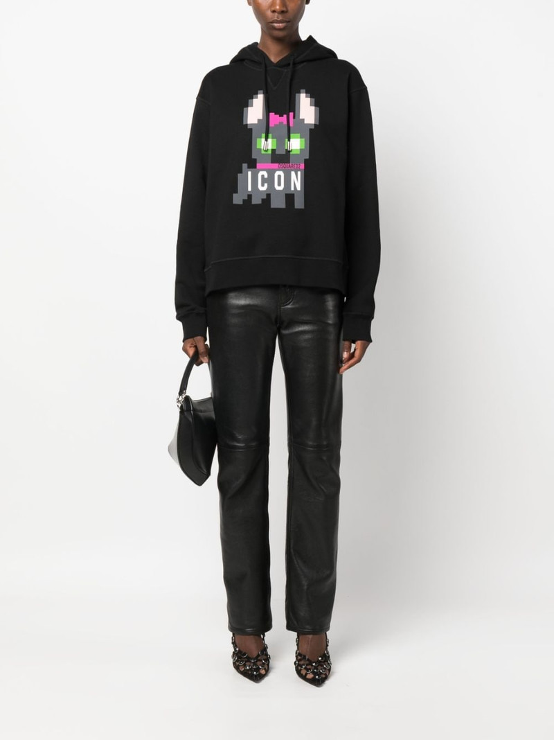 DSQUARED2 Icon Hilde cotton hoodie outlook