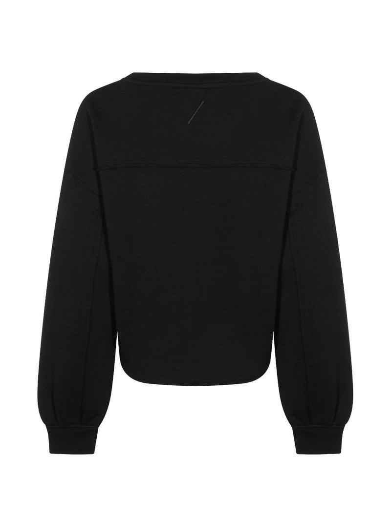 thom/krom cuffed cropped sweatshirt outlook