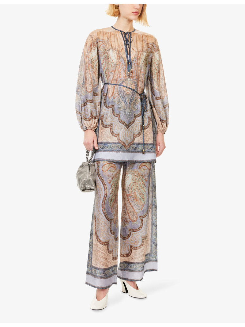 Zimmermann Wanderlust Silk Tunic Top outlook