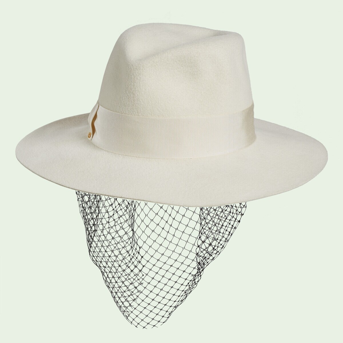 Felt hat with bow - 1